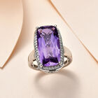 Rosa Amethyst und Zirkon Ring - 12,06 ct. image number 1