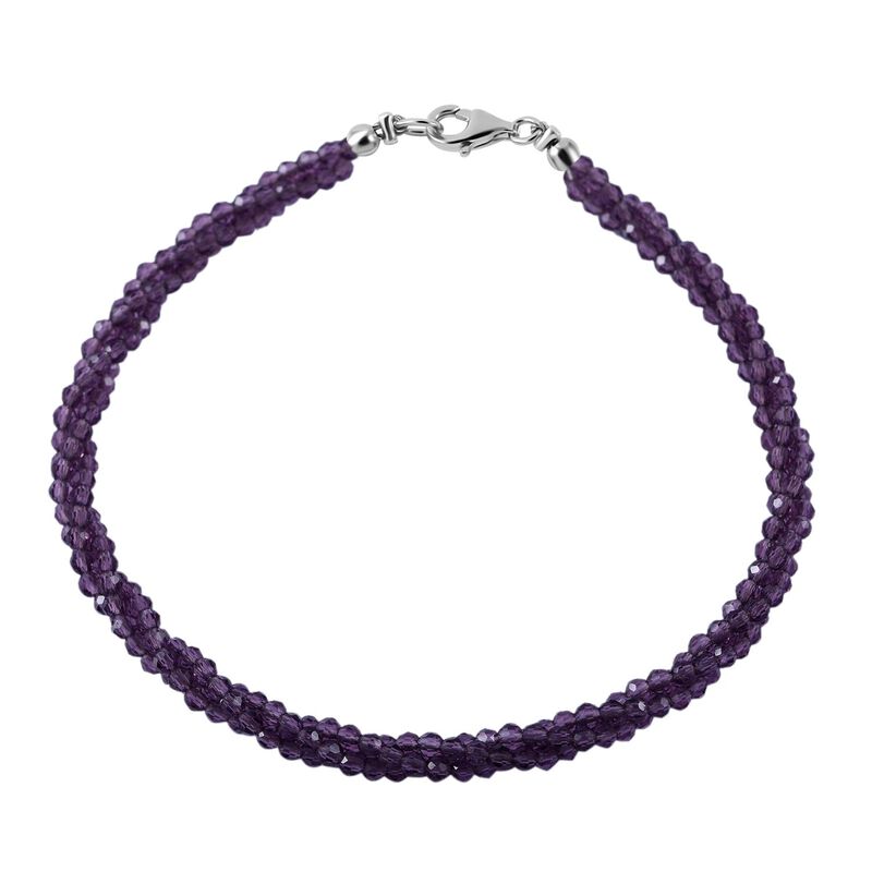 Afrikanisches Amethyst-Armband, 19 cm - 30 ct. image number 0