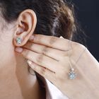 Paraiba-Apatit Schmuckset - 1,68 ct. image number 5