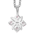 Designer Inspiriert XOXO Roter Zirkonia Schmuckset 925 Silber und Edelstahl image number 4