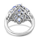 Tansanit-Ring, 925 Silber platiniert  ca. 2,76 ct image number 5