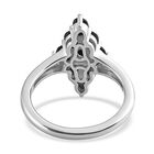 Schwarzer Saphir Ring, 925 Silber platiniert, ca. 2,14 ct image number 5