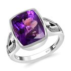 Lusaka Amethyst Ring, 925 Silber platiniert, (Größe 20.00) ca. 4.94 ct image number 3