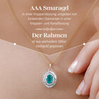 AAA Smaragd und Diamant Anhänger in 585 Gold - 1,09 ct. image number 2