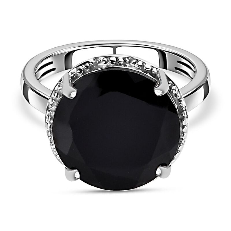 Schwarzer Spinell-Ring - 12,43 ct. image number 0