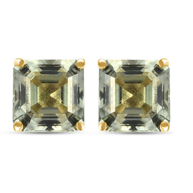 AAA Turkizit-Ohrstecker in 585 Gelbgold - 2,55 ct.