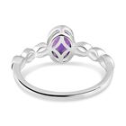 Afrikanischer Amethyst Ring, 925 Silber, (Größe 18.00) ca. 0.76 ct image number 5