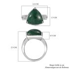 Grüner Aventurin Ring Edelstahl (Größe 17.00) ca. 6,13 ct image number 6