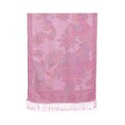 100% Viskose Paisley-Schal, Pink image number 1