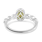 Peridot Ring 925 Silber (Größe 17.00) ca. 0,85 ct image number 5