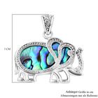 Royal Bali Kollektion- Abalone Muschel Elefant Anhänger image number 5