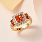 AA Salamanca Feueropal und Zirkon Ring - 1,31 ct. image number 1