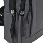 Multifunktionale Brusttasche mit RFID-Schutz in Grau image number 6