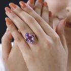 Bold Rose de France Amethyst Ring image number 2