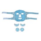 5er Set Gel Gesichts- und Augenmasken Set, blau image number 1