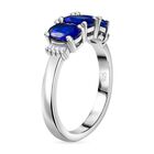 Blauer Spinell und Diamant-Ring - 1,59 ct. image number 4