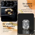 AA Natürlicher goldener Tansanit, gelber und weißer Diamant-Ring - 1,13 ct. image number 3