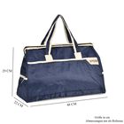 Elegante Nylon-Reisetasche mit Großem Stauraum, Größe: 48 x 22 x 29 cm, Blau image number 4