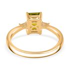 Peridot und Zirkon Ring - 1,78 ct. image number 3