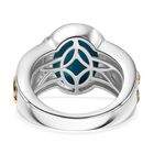 AA Sleeping Beauty Türkis und Zirkon Ring - 4,38 ct. image number 7