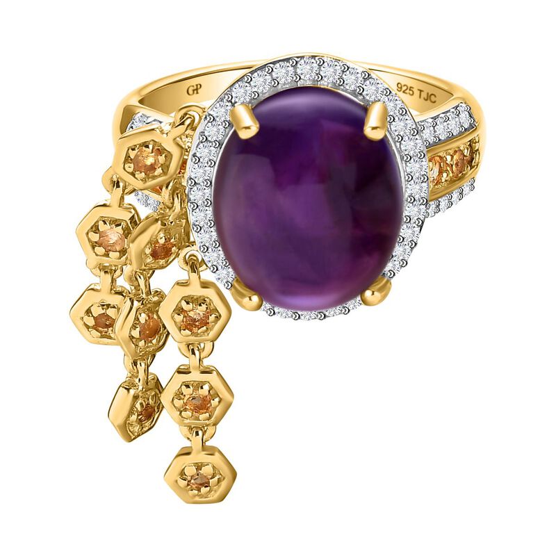 GP Trionfo Kollektion - afrikanischer Amethyst, Citrin und Multi-Edelstein-Ring - 6,66 ct. image number 0