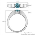 Kambodschanischer blauer Zirkon-Ring - 0,73 ct. image number 6