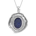 Strukturierter Lapislazuli-Anhänger mit 50cm Kette - 15 ct. image number 4