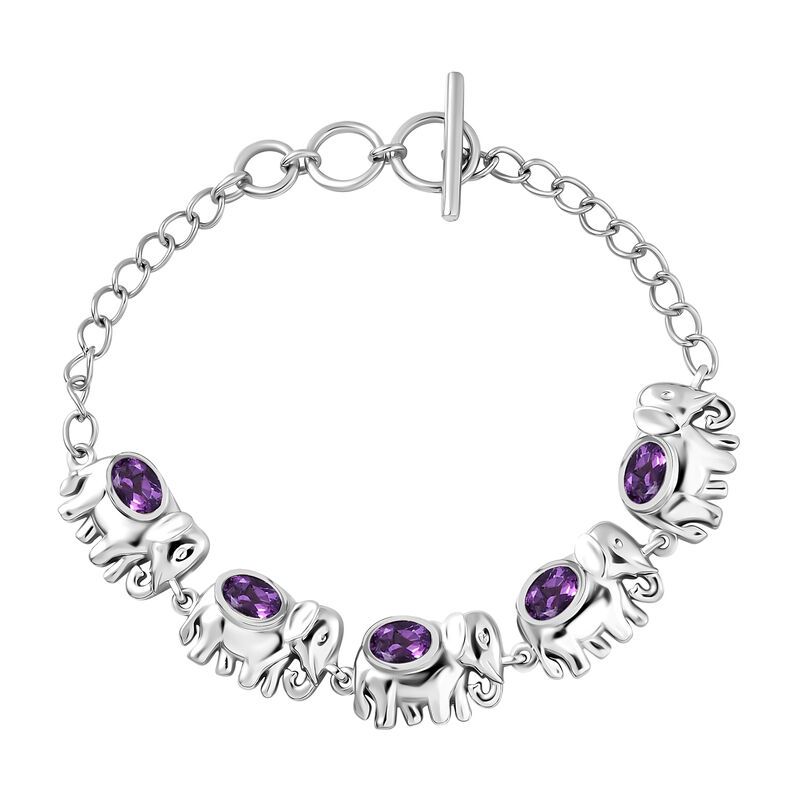 Afrikanisches Amethyst-Armband, 16,5 cm - 2,19 ct. image number 0