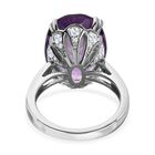 Afrikanischer Amethyst und Zirkon-Cocktail-Ring - 13,53 ct. image number 5