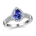 AA Tansanit und Zirkon Ring - 1.34 ct. image number 3