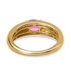 Ilakaka rosa Saphir und Zirkon-Ring - 1,23 ct. image number 5