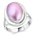 Royal Bali Kollektion- Rosa Mabe Perle Ring image number 0