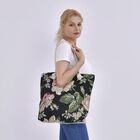 Moderne Tote Bag mit Pinkem Blumendruck image number 1