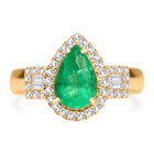 ILIANA AAA Kolumbianischer Smaragd und SI Diamant Ring in 750 Gold - 2,25 ct. image number 5