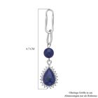 Lapislazuli Ohrringe, silberfarben ca. 18.00 ct image number 4