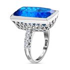 Karibik Quarz und Zirkon Ring - 17,77 ct. image number 4