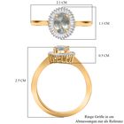 AAA Alexandrit und Diamant Ring in 585 Gold - 1,01 ct. image number 4