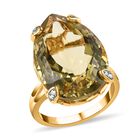 Ouro Verde Quarz und Zirkon Cocktail Ring - 18,64 ct. image number 3