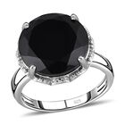 Schwarzer Spinell-Ring - 12,43 ct. image number 3