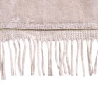 Winter- und Herbst-Poncho aus Kunstfell, Beige image number 2