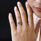 Socoto Smaragd und Zirkon Ring - 0,96 ct. image number 2