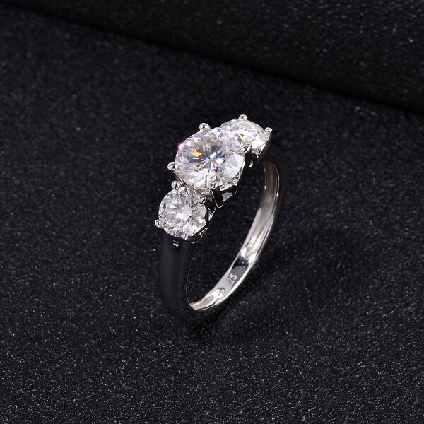 Moissanit Ring - 2,03 ct. image number 1