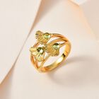 GP Italian Garden Collection - AA Natürlicher Peridot Ring, ca. 0,53 ct. image number 1