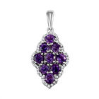 Natürlicher, marokkanischer Amethyst und Zirkon-Anhänger - 2,53 ct. image number 0