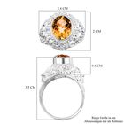 Royal Bali Kollektion - Citrin Ring - 4,35 ct. image number 5