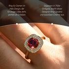 ILIANA AAA Rubellit und SI Diamant Ring in 750 Gold - 2,15 ct. image number 1