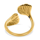 GP Italian Garden Kollektion - Blatt- und blauer Saphir-Ring, 925 Silber Gelbgold Vermeil image number 5