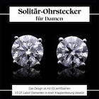 SGL zertifizierte VS EF Labor Diamant Ohrstecker in 585 Gold - 2 ct. image number 1