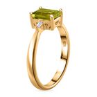 Peridot und Zirkon Ring - 1,78 ct. image number 2