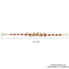 GP Trifono Kollektion- Synthetisches Padparadscha-Saphir, Zirkon und blaues Saphir-Armband, 19cm - 13,27 ct. image number 4